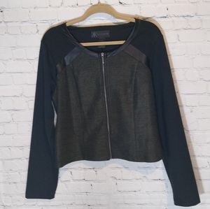 Kardashian Kollection Zip-up Tweed Jacket NWT